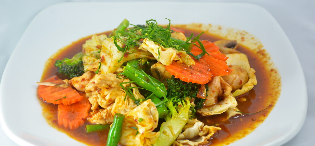 Pad Pak Nam Prik Pao